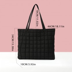 Straw bag, vacation-style summer woven bag for women, large-capacity, student-friendly single-shoulder tote bag, casual French tote bag