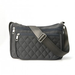 Feihong cross-border lettered cosmetic bag, seersucker two-piece travel storage bag, large-capacity portable cosmetic and toiletries bag