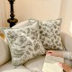 Cross-border Nordic ins chenille jacquard velvet pillow, fresh floral cushion, living room sofa cushion cover Cross-border Nordic ins chenille jacquard velvet pillow, fresh floral cushion, living room sofa cushion cover