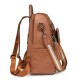 Cute new retro leopard print women's backpacks, fashionable large-capacity backpacks, wholesale