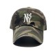 Cross-border hot-selling camouflage baseball cap with English letter embroidery Embroidered men's and women's sun hats, trendy outdoor sun protection caps.