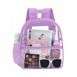 Transparent PVC backpack, outdoor portable backpack, large capacity, simple student backpack, factory direct