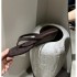 Minimalist women's wedge-heeled thong sandals, perfect for outdoor wear in 2025, perfect with skirts.