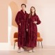 Double-sided thickened nightgowns, plus-size, autumn and winter styles, comfortable cotton fleece couple's plus-size bathrobes for men and women.
