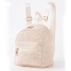 Feihong cross-border corduroy backpack, student casual cartoon school bag, large capacity, stylish and cute children's backpack. Bags