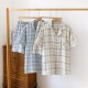 New couple's washed cotton shorts, men's and women's summer thin cotton pajamas, soft, short-sleeved loungewear. New couple's washed cotton shorts, men's and women's summer thin cotton pajamas, soft, short-sleeved loungewear.