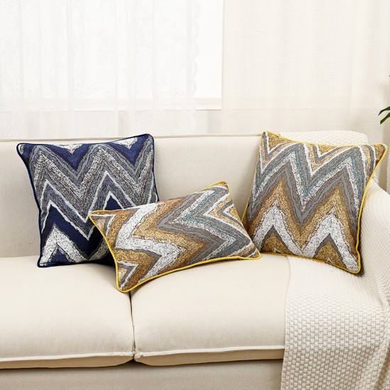 Cross-border Nordic light luxury vintage yarn-dyed pillow with core, living room sofa cotton and linen cushion, model room cushions on Amazon Cross-border Nordic light luxury vintage yarn-dyed pillow with core, living room sofa cotton and linen cushion, model room cushions on Amazon