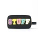 Feihong cross-border embroidered lettering cosmetic bag, Amazon waterproof, portable toiletry bag, large capacity, portable storage bag