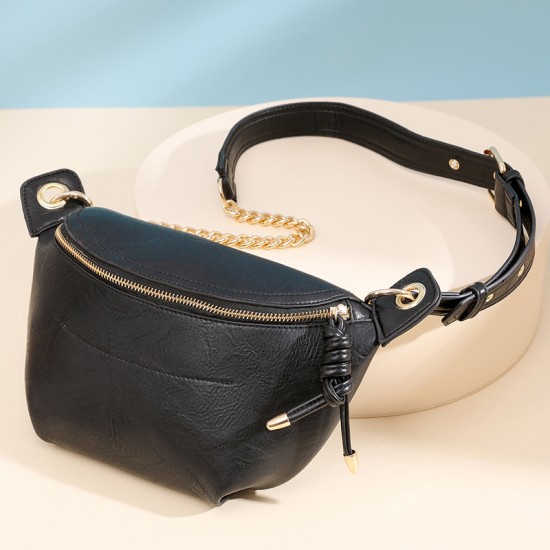Best-selling women's waist bags on Amazon, casual and fashionable crossbody bags, European and American retro women's chest and waist bags wholesale.