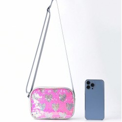 Feihong cross-border foldable beach bag, mesh large-capacity handbag, stylish shoulder bag, summer outdoor travel bag.