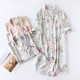 New men's pajamas, pure cotton double-layer gauze, thin short-sleeved, plaid, soft, loose loungewear two-piece set. New men's pajamas, pure cotton double-layer gauze, thin short-sleeved, plaid, soft, loose loungewear two-piece set.