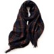 New Year red plaid scarves for women, Korean-style shawls, thickened, warm winter, imitation cashmere plaid scarves, wholesale