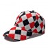 2024 new plaid curved-brim baseball caps for women, versatile soft-top sun protection and visor for casual travel.