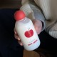 Niche Homemade Black Cat Tempered Glass, Korean Instagram Heat-Resistant Water Cup Gift, Stackable Cold Drink Cup