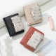 Pruti's new women's short wallet, fresh and stylish colorblock floral print, large capacity, student wallet
