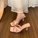 Birkenstock slippers. Women's summer outdoor shoes, 2025 new style, high-end, fashionable, versatile flat beach sandals, beachfront slippers.