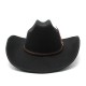 Tibetan woolen hat, thickened felt hat, Tibetan wide-brimmed black leather belt hat, spring and autumn western cowboy hat for men and women
