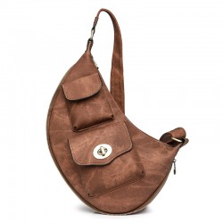 Cross-border large-capacity women's bags, new European and American PU bags, wholesale waist bags and chest bags