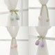 Handmade tulip curtain buckles, fresh and sweet flower buds, handicraft decorations, cross-border dropshipping Handmade tulip curtain buckles, fresh and sweet flower buds, handicraft decorations, cross-border dropshipping