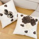Cross-border Nordic INS vintage geometric chenille jacquard velvet pillow for living room sofa cushion covers