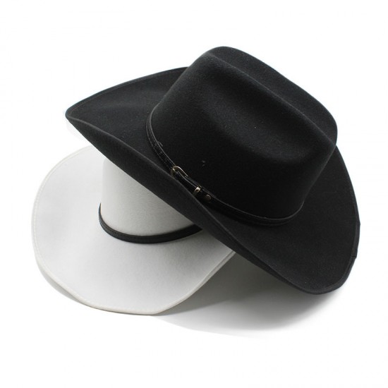 2022 autumn and winter fine woolen wide-brim Tibetan hat, casual cowboy hat for women, Tibetan men's outdoor shaped felt hat