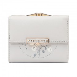 Hot Selling 2024 New Japanese and Korean Style Short Wallet, Small Fresh Tri-Folding Clip Bag for Women, Foldable Student Coin Purse