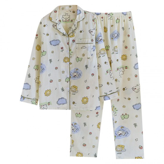 Women's Pajamas, Pure Cotton Plaid Air-layer quilted couple's thickened, warm autumn and winter loungewear, loose and casual trousers. Women's Pajamas, Pure Cotton Plaid Air-layer quilted couple's thickened, warm autumn and winter loungewear, loose and casual trousers.