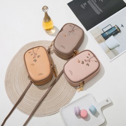 Pretty's new long wallet, 2023 hot-selling, fashionable printed phone bag, Korean-style shoulder and small crossbody bag