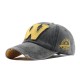New cross-border cotton Feans large-letter embroidered baseball caps, washed and distressed outdoor caps, wholesale.