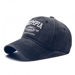 Men's flat-brim baseball caps, Korean-style summer trendy versatile baseball caps, summer hip-hop flat-brim skateboard sun hats