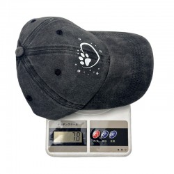 AliExpress Cross-border New Solid Color Washed Baseball Cap Heart dog paw print outdoor sun protection baseball cap