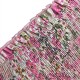European and American sexy short skirt. Summer vacation-inspired, colorful, tight-fitting, floral tube dress with a flared hem.
