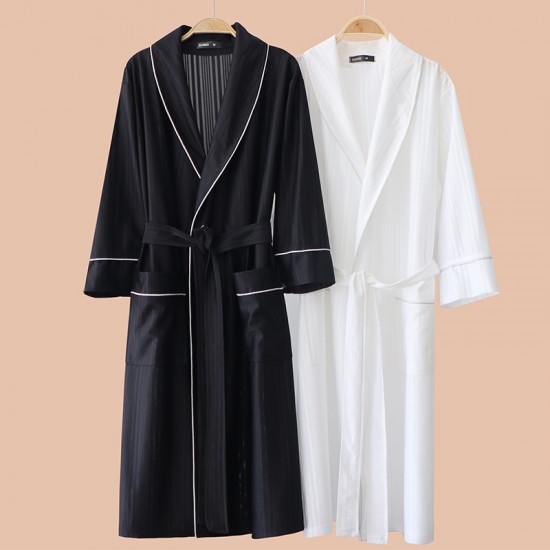 New autumn and winter coral fleece pajamas for men and women, thickened fleece couple's nightgown with pants for winter warmth.