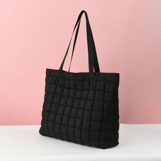 Straw bag, vacation-style summer woven bag for women, large-capacity, student-friendly single-shoulder tote bag, casual French tote bag