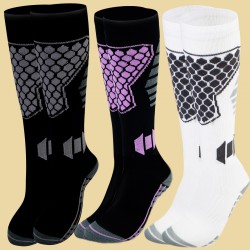 Professional ski socks, thickened wool socks, men's and women's long-top warm socks with towel soles, children's snow sports socks, basketball