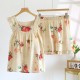 New women's cotton water Washed cotton short-sleeved shorts, thin plaid, simple summer loose loungewear set. New women's cotton water Washed cotton short-sleeved shorts, thin plaid, simple summer loose loungewear set.