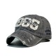 New cross-border appliquéd large-letter embroidered baseball caps, washed and distressed caps, and classic five-pointed star caps.