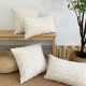 French luxury 3D lace embroidered pillow, ins cotton and linen embossed butterfly and feather, girly sofa cushion French luxury 3D lace embroidered pillow, ins cotton and linen embossed butterfly and feather, girly sofa cushion