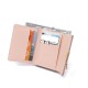 2025 New Short Women's Small Fresh Foldable Multifunctional Wallet with Diamond Plaid Full PU Leather Student Coin Purse