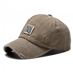 Korean Fashion Style Embroidered Baseball Cap, Men's Outdoor Sun Visor, Sun Hat, Travel Cap, Women's Trendy