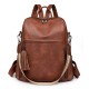 Classic and popular women's backpacks, cross-border new retro casual backpacks, multifunctional large-capacity shoulder and crossbody bags.