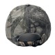 New American rose red bear embroidered camouflage baseball caps, trendy outdoor sun hats.