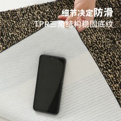 INS-style cow-patterned absorbent bathroom floor mats, non-slip doormats, bedside mats for children