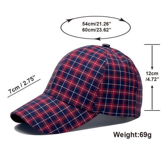 New cross-border plaid striped baseball caps, men's sun protection, sun visor hats, women's outdoor breathable couple's baseball caps. New cross-border plaid striped baseball caps, men's sun protection, sun visor hats, women's outdoor breathable couple's baseball caps.