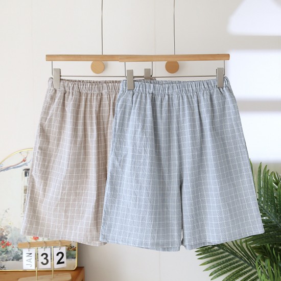 New spring and autumn couple's pajamas, pure cotton double-layered gauze long-sleeved, thin, summer, soft nightgown. Homewear New spring and autumn couple's pajamas, pure cotton double-layered gauze long-sleeved, thin, summer, soft nightgown. Homewear