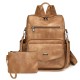 New high-end women's backpacks, 2025 fashionable set backpacks, large-capacity mother-and-child bags wholesale.