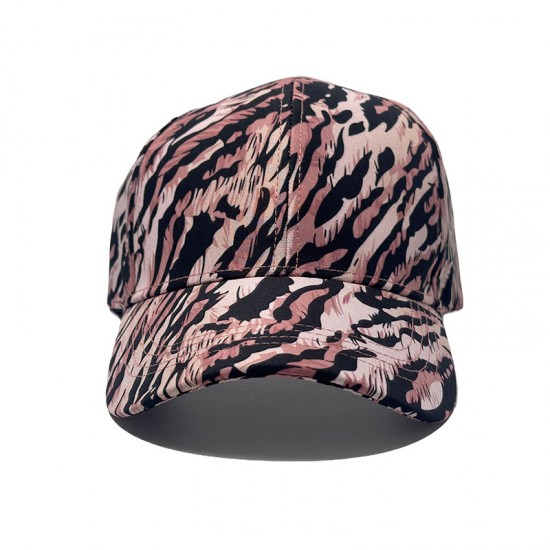 New cross-border Amazon tiger print women's baseball hats, outdoor personalized men's sun hats, outdoor fishing hats