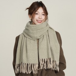 Autumn/winter an intellectual elegant high-end twill scarf a trendy Japanese and Korean fashion faux cashmere tassel shawl for women. Autumn/winter an intellectual elegant high-end twill scarf a trendy Japanese and Korean fashion faux cashmere tassel shawl for women.