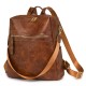 New Cross-Border Retro Women's Soft Leather Multifunctional Shoulder Bag, Simple and Versatile, Large Capacity Wholesale Backpack