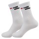 Sports socks, mid-calf, towel-soled, small hooks, fitness running socks, unisex, trendy, sweat-wicking cotton socks, breathable and deodorizing